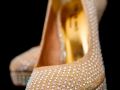Sona's pair of wedding shoes detail by Resh Rall Wedding Photography, Leeds