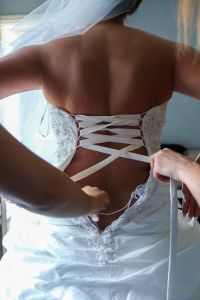 bridal dress detail by Resh Rall